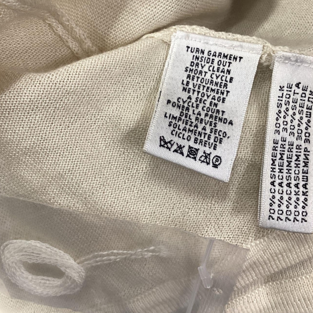 NWT Ralph LAUREN Cashmere Silk Sweater, Black Label - Picture 3 of 4